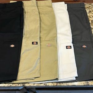 Dickies shorts, relaxed fit, wrinkle resistant, 5 pairs, like new